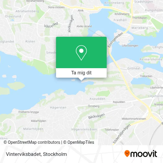 Vinterviksbadet karta