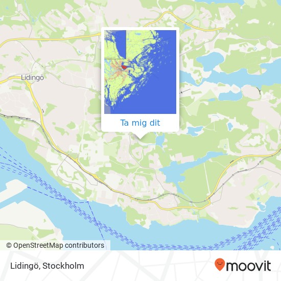 Lidingö karta