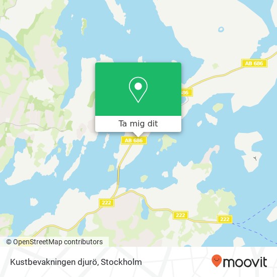 Kustbevakningen djurö karta