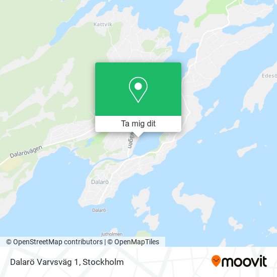 Dalarö Varvsväg 1 karta