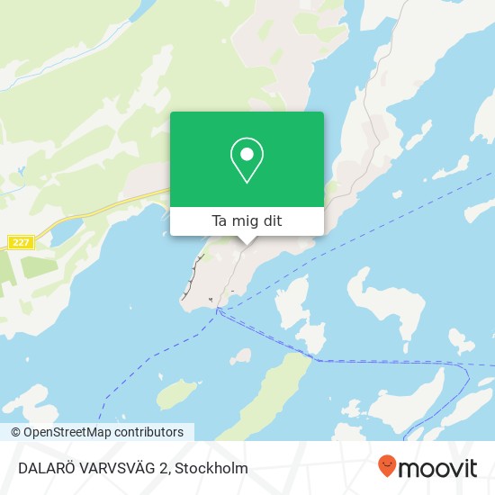 DALARÖ VARVSVÄG 2 karta