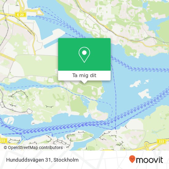 Hunduddsvägen 31 karta