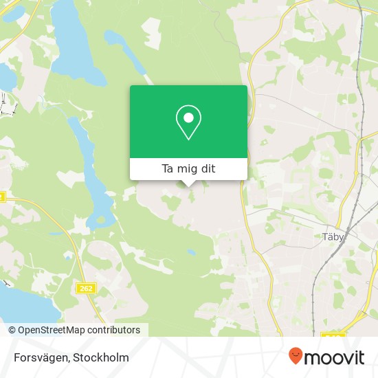 Forsvägen karta