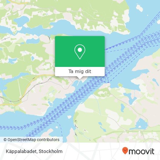 Käppalabadet karta