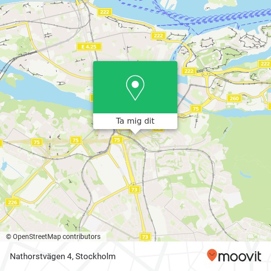 Nathorstvägen 4 karta