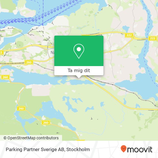 Parking Partner Sverige AB karta