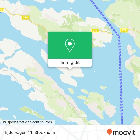 Ejdervägen 11 karta