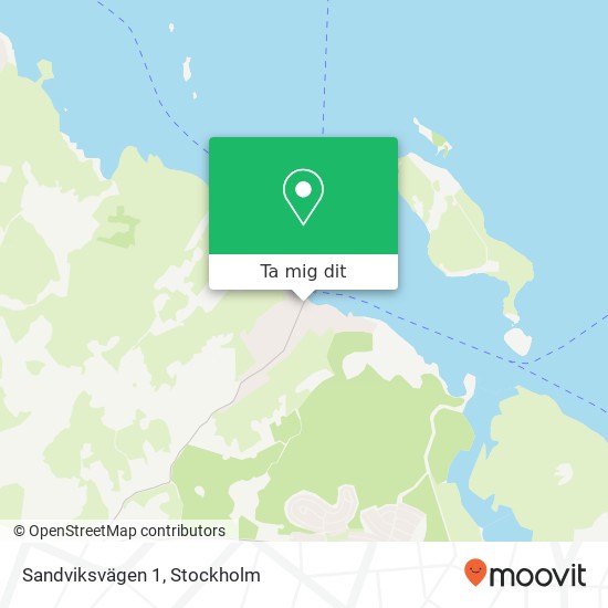 Sandviksvägen 1 karta