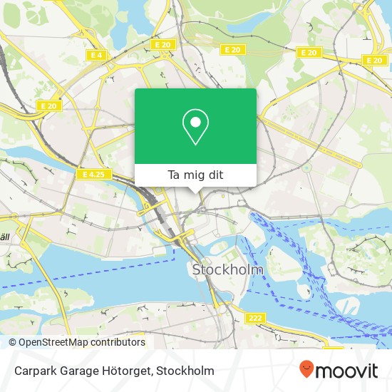 Carpark Garage Hötorget karta