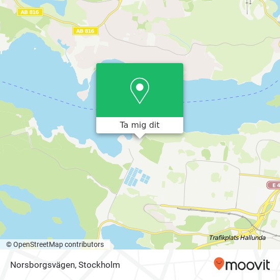 Norsborgsvägen karta