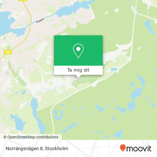 Norrängsvägen 8 karta