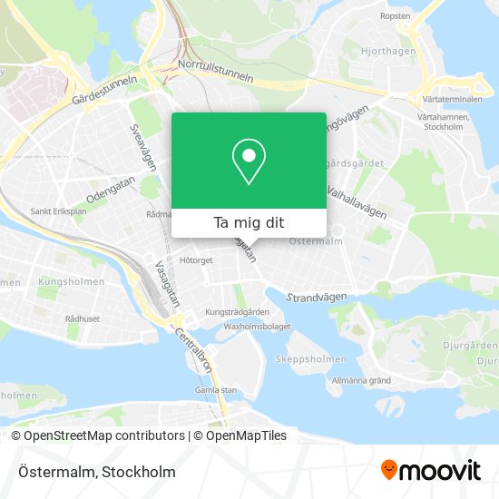 Östermalm karta