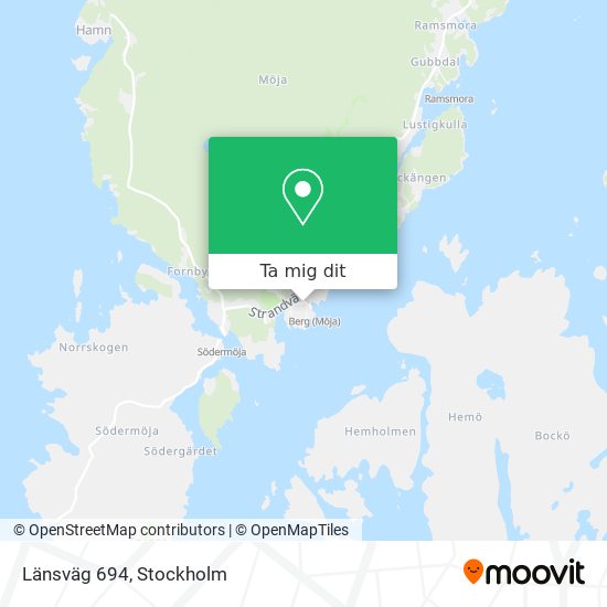 Länsväg 694 karta