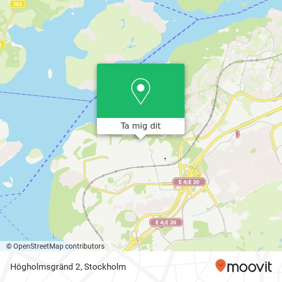 Högholmsgränd 2 karta