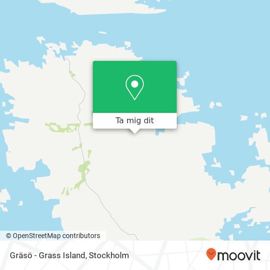 Gräsö - Grass Island karta