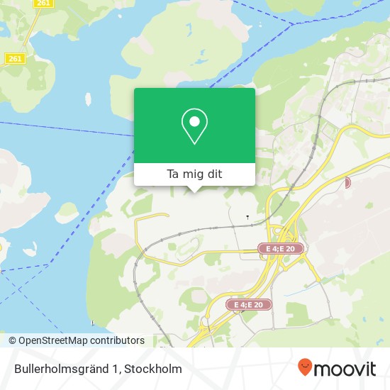 Bullerholmsgränd 1 karta