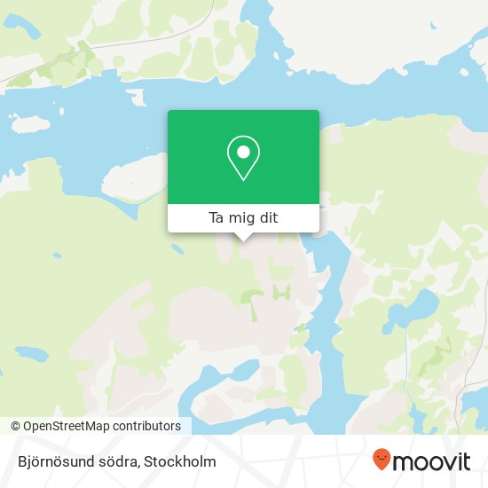 Björnösund södra karta