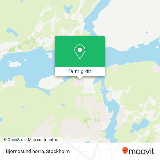 Björnösund norra karta
