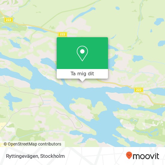 Ryttingevägen karta