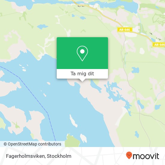 Fagerholmsviken karta