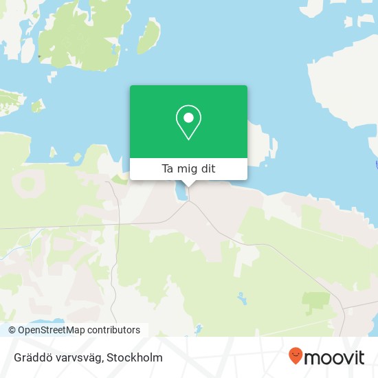 Gräddö varvsväg karta