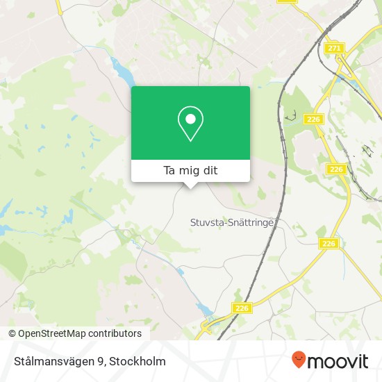 Stålmansvägen 9 karta