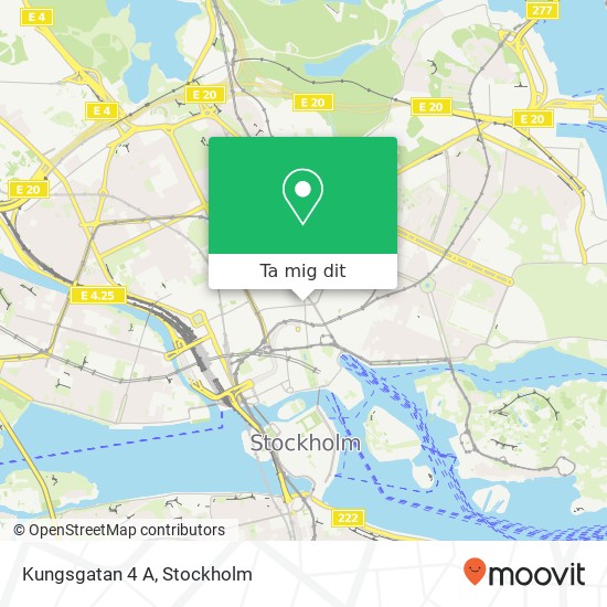 Kungsgatan 4 A karta