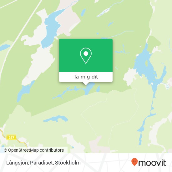 Långsjön, Paradiset karta