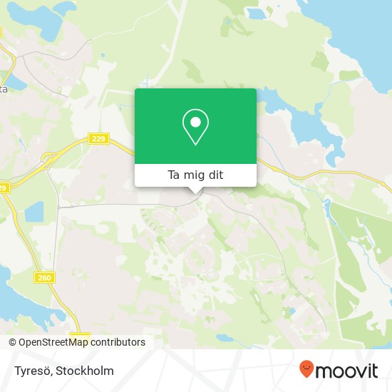 Tyresö karta