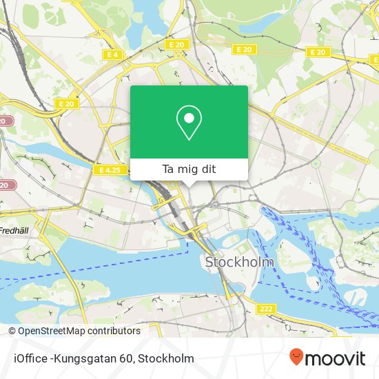 iOffice -Kungsgatan 60 karta