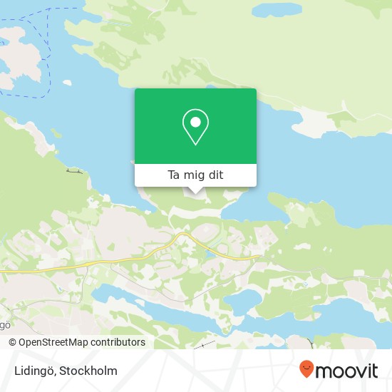 Lidingö karta