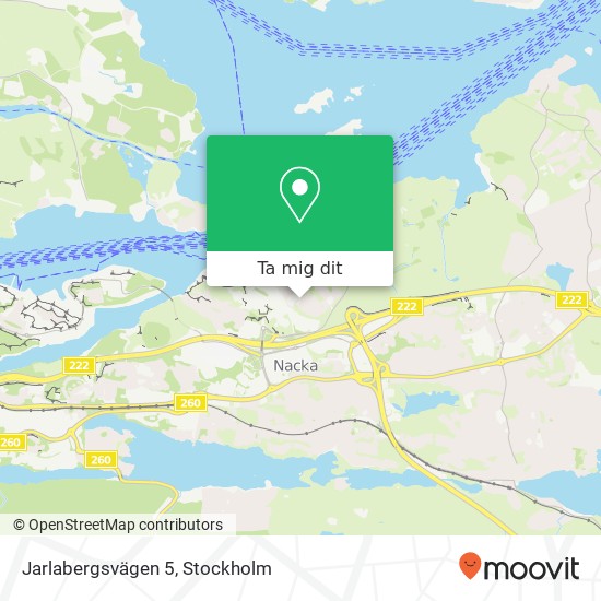 Jarlabergsvägen 5 karta