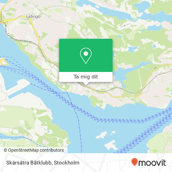 Skärsätra Båtklubb karta