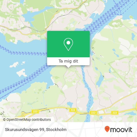 Skurusundsvägen 99 karta