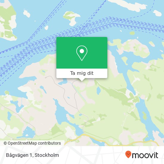Bågvägen 1 karta