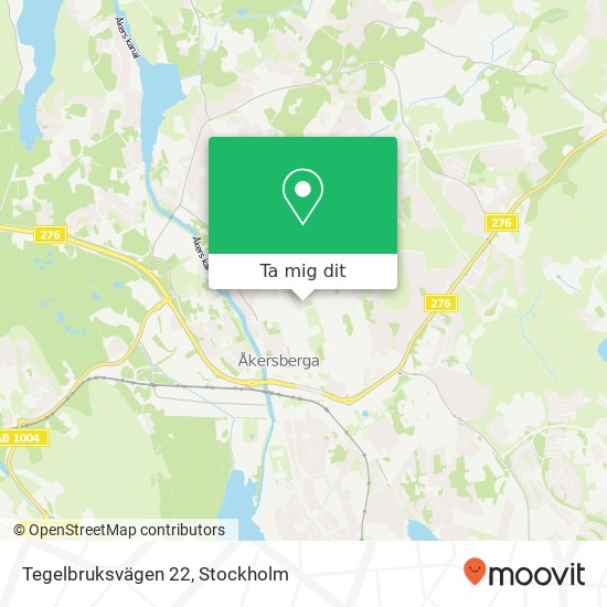 Tegelbruksvägen 22 karta