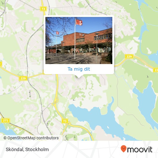 Sköndal karta