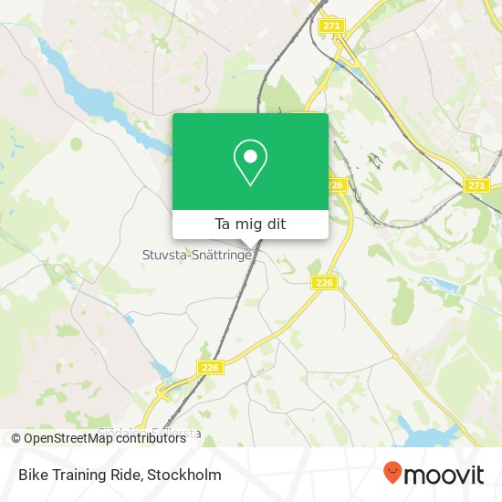 Bike Training Ride karta