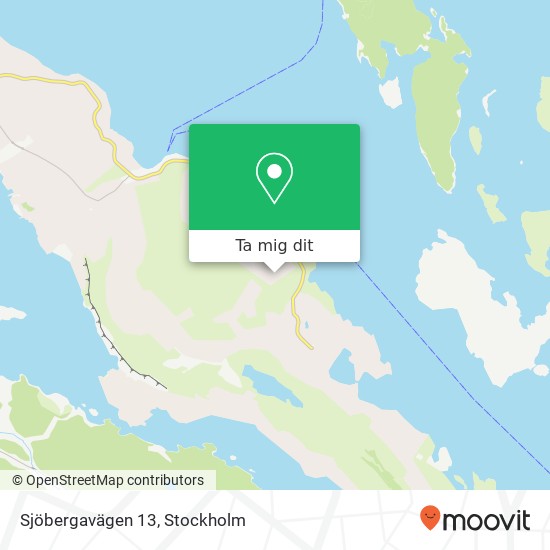 Sjöbergavägen 13 karta