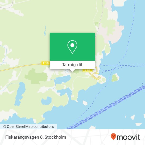 Fiskarängsvägen 8 karta