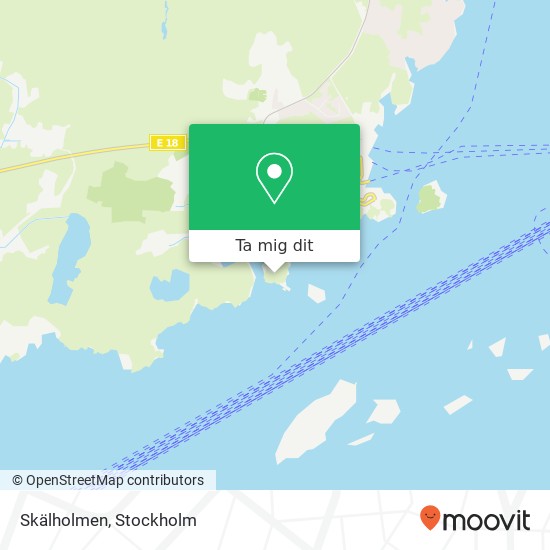 Skälholmen karta