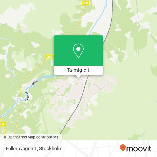 Fullerövägen 1 karta