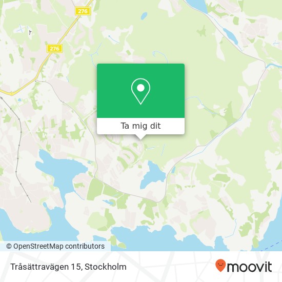 Tråsättravägen 15 karta