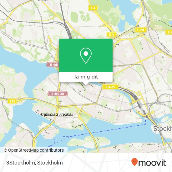 3Stockholm karta