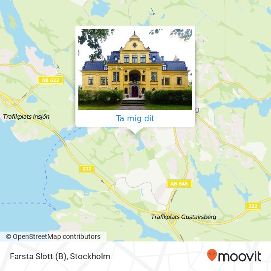 Farsta Slott (B) karta