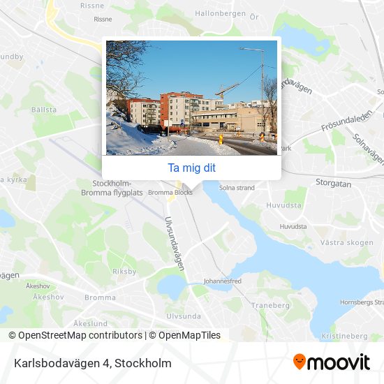 Karlsbodavägen 4 karta