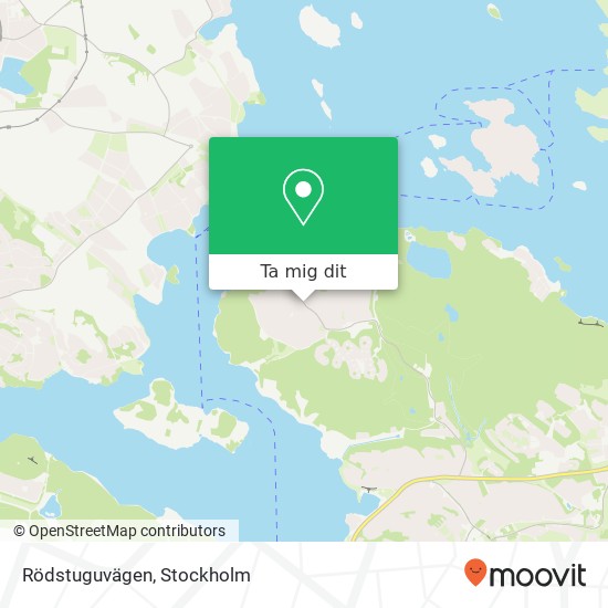 Rödstuguvägen karta