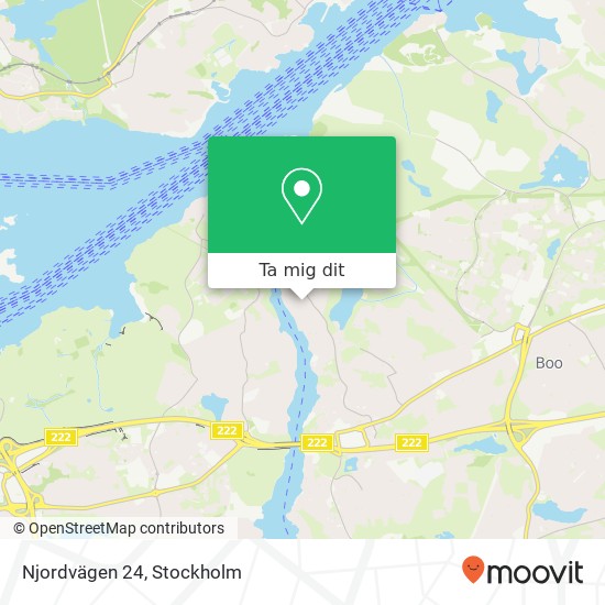 Njordvägen 24 karta