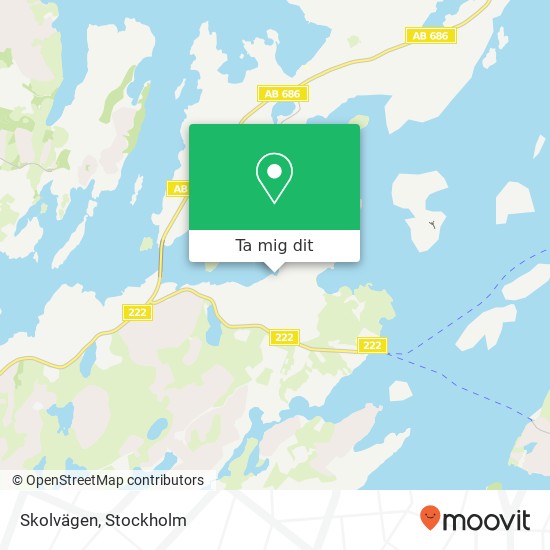 Skolvägen karta