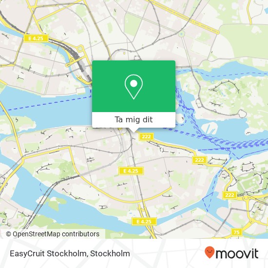 EasyCruit Stockholm karta